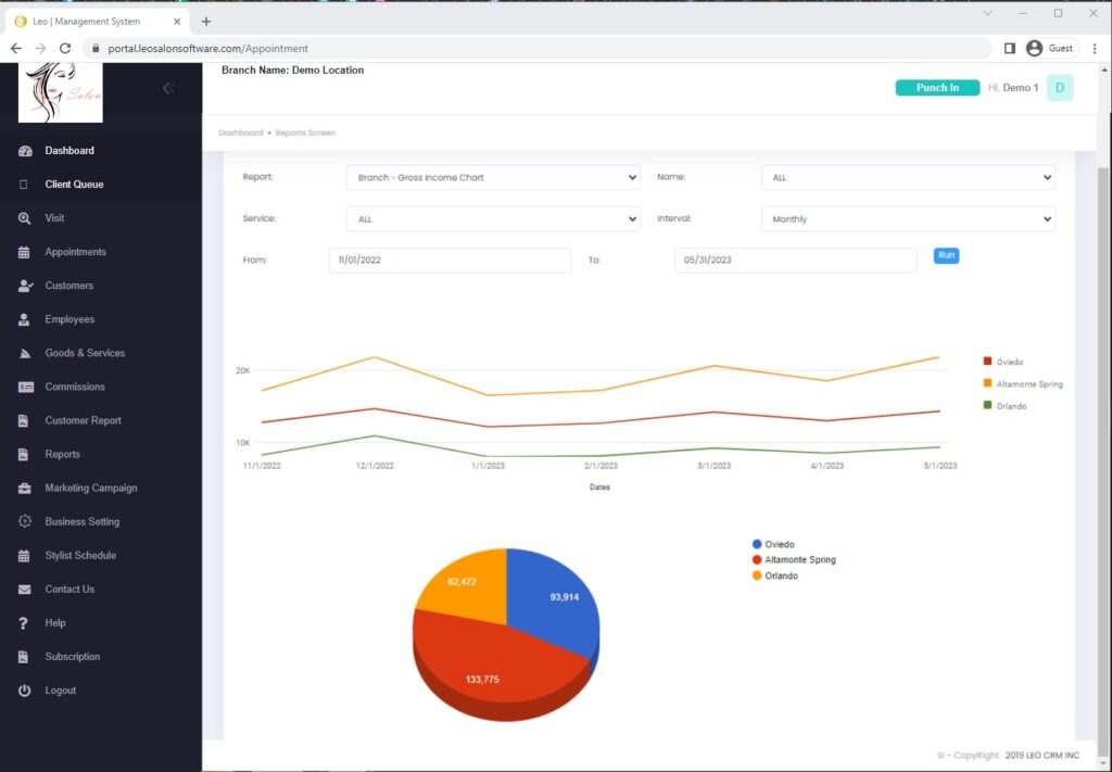 Leo Salon Software Report