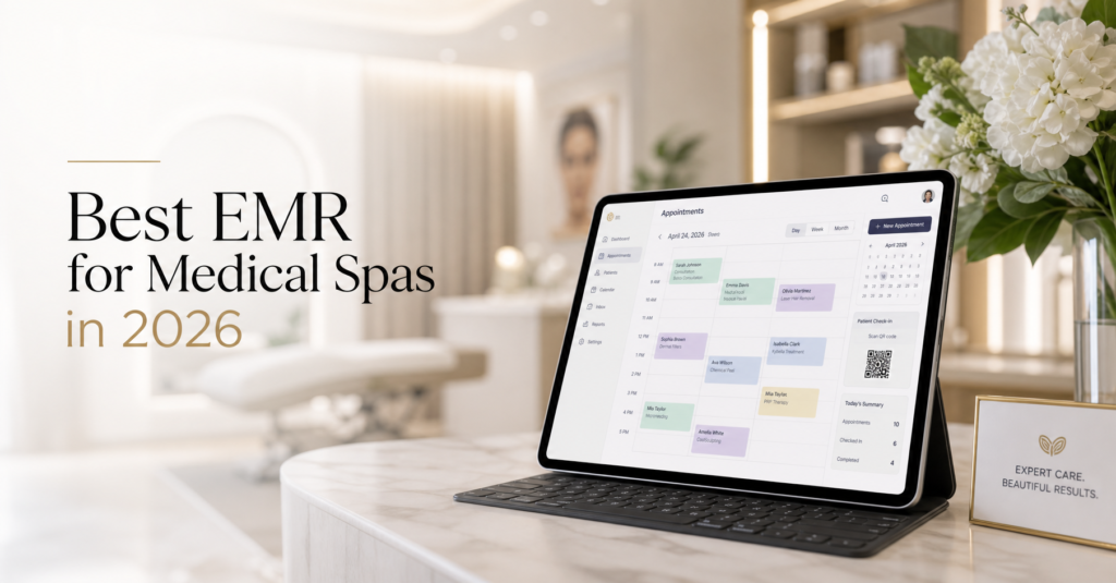 Best EMR for Medical Spas in 2026 - comparison of top platforms